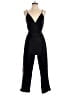 Express 100% Polyester Tweed Black Jumpsuit Size S - photo 1