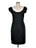 Gianni Bini 100% Silk Solid Black Cocktail Dress Size 6 - photo 2