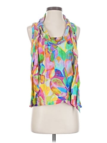 Per Se By Carlisle Sleeveless Silk Top (view 1)