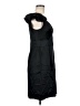 Gianni Bini 100% Silk Solid Black Cocktail Dress Size 6 - photo 4