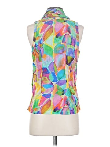 Per Se By Carlisle Sleeveless Silk Top (view 2)