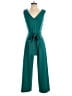 Calvin Klein Solid Teal Jumpsuit Size 2 - photo 1