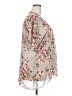 Try This Floral Tan Short Sleeve Blouse Size 2X (estimated) - photo 4