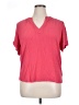 Well Worn 100% Viscose Pink Short Sleeve Top Size XL - photo 1