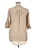 MPH Collection 100% Polyester Tan 3/4 Sleeve Blouse Size XL - photo 2