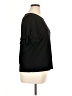 INC International Concepts Black Short Sleeve Top Size XL (petite) - photo 4