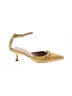 Ann Taylor Gold Yellow Heels Size 9 - photo 1