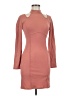 Guess Solid Pink Orange Cocktail Dress Size M - photo 1