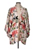 Elizabeth and James 100% Viscose Floral Pink Jacket Size Med - Lg - photo 1