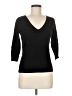 August Silk Black Pullover Sweater Size M - photo 1