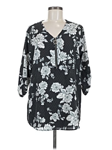Cathy Daniels 3/4 Sleeve Blouse (view 1)