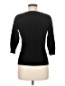 August Silk Black Pullover Sweater Size M - photo 2