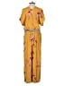 Corey Lynn Calter 100% Rayon Floral Yellow Jumpsuit Size XS - photo 2