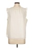 J.Crew 100% Polyester Ivory Sleeveless Blouse Size L - photo 1