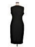 Kasper Solid Black Cocktail Dress Size 14 - photo 2