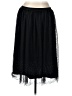 A New Day 100% Polyester Stars Black Casual Skirt Size L - photo 1