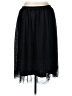 A New Day 100% Polyester Stars Black Casual Skirt Size L - photo 2