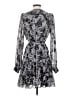 Laundry by Shelli Segal 100% Polyester Paisley Gray Cocktail Dress Size 4 - photo 2