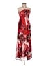H&M 100% Polyester Red Cocktail Dress Size 6 - photo 1