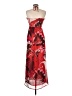 H&M 100% Polyester Red Cocktail Dress Size 6 - photo 2