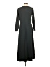 Accent Solid Gray Casual Dress Size S - photo 2