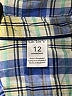 Carter's 100% Cotton Plaid Blue Long Sleeve Button-Down Shirt 9-12 MO / 12 MO - photo 3