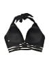 Unbranded Stripes Black Swimsuit Top Size 2 (estimated) - photo 2