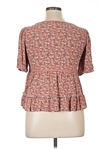 Rewind Short Sleeve Blouse (view 2)