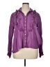 JP and Mattie 100% Cotton Purple Long Sleeve Blouse Size XL - photo 1