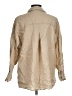Zara Tan 3/4 Sleeve Button-Down Shirt Size M - photo 2