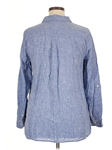 Talbots Long Sleeve Button-Down Shirt (view 2)