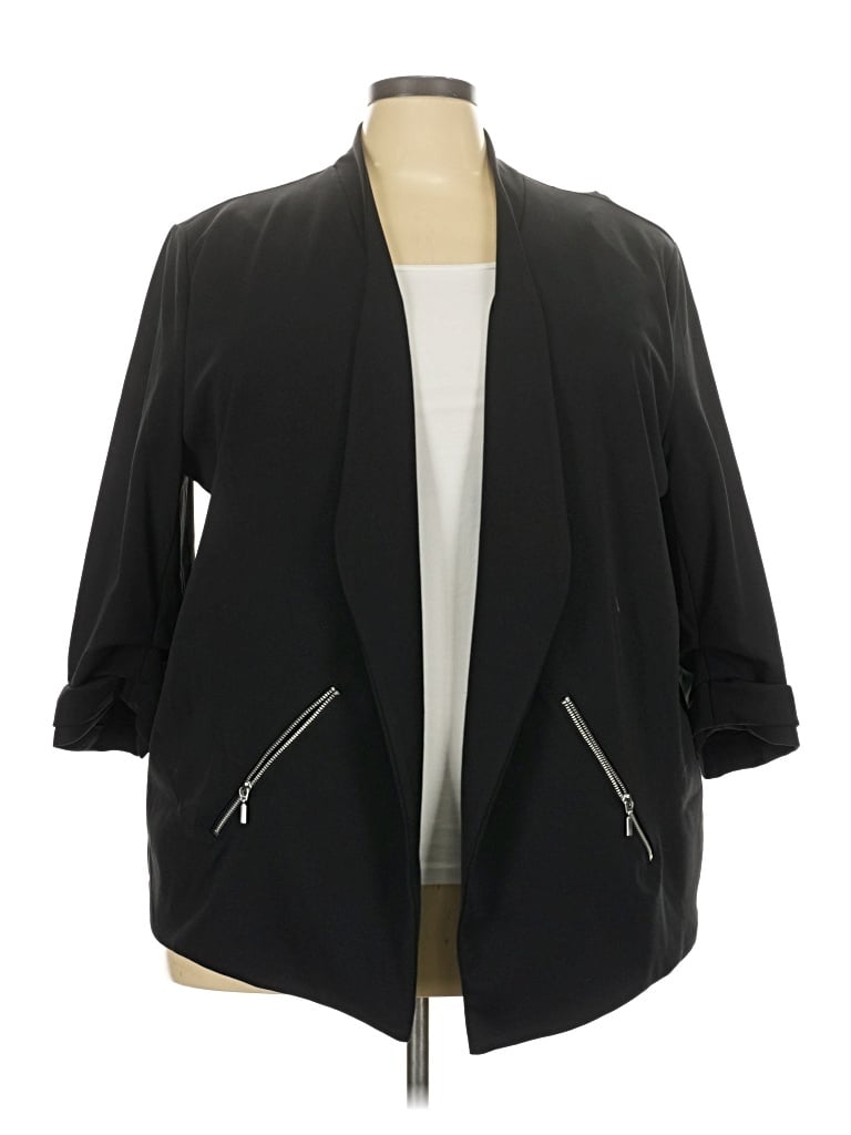 Pre-owned Maurices Cardigan Sweater In Black