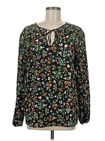 BCBGeneration Long Sleeve Blouse (view 1)