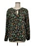 BCBGeneration 100% Polyester Green Long Sleeve Blouse Size M - photo 1