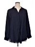 Foxcroft 100% Polyester Blue 3/4 Sleeve Blouse Size 14W - photo 1