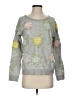 Artisan De Luxe Floral Gray Sweatshirt Size XS - photo 1