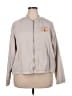 Ultra Flirt 100% Polyamide Graphic Gray Jacket Size 3X - photo 1