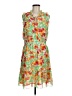 CAbi 100% Polyester Tropical Floral Green Cocktail Dress Size M - photo 1