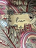Lena Paisley Silver 3/4 Sleeve Blouse Size M - photo 7