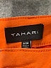 Tahari Color Block Orange Jeans Size 6 - photo 7