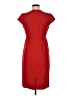 J.Crew 100% Polyester Solid Red Casual Dress Size 6 - photo 2