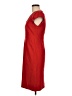 J.Crew 100% Polyester Solid Red Casual Dress Size 6 - photo 5