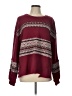 New In Hearts Burgundy Pullover Sweater Size L - photo 1