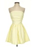 Unbranded Solid Yellow Cocktail Dress Size XS - photo 1