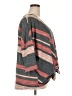 Bobeau Stripes Gray 3/4 Sleeve Blouse Size 2X - photo 4