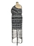 Faded Glory 100% Polyester Graphic Silver Cocktail Dress Size 2X - photo 5