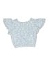 Xtraordinary Blue Short Sleeve Blouse Size 16 - photo 2