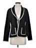 Travelers by Chico's 100% Polyester Chevron-herringbone Gray Blazer Size Sm (0) - photo 1