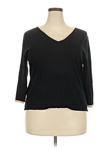 Norton McNaughton 3/4 Sleeve Top (view 1)