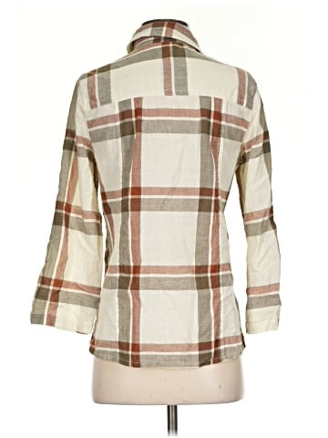 Rubbish 3/4 Sleeve Button-Down Shirt (view 2)
